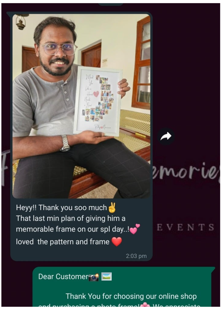 WhatsApp Customer Review 1